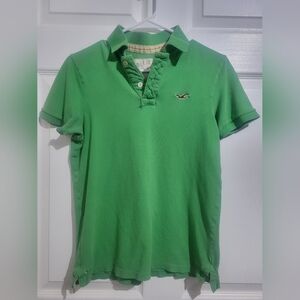 Hollister Green Golf Shirt